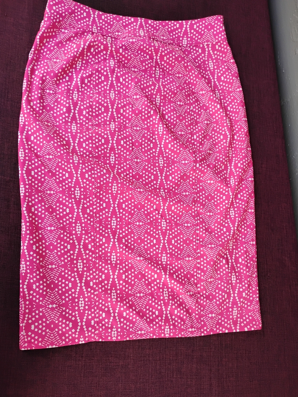 Rip Skirt Pink Wrap Pencil Skirt Size S